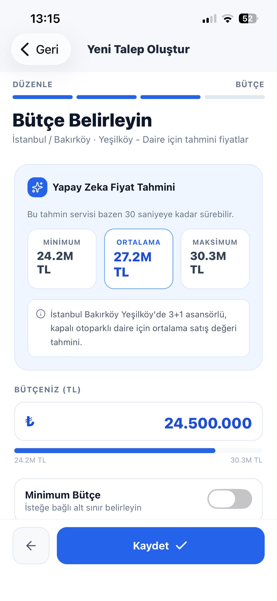 EvBankası yapay zekâ ekranı
